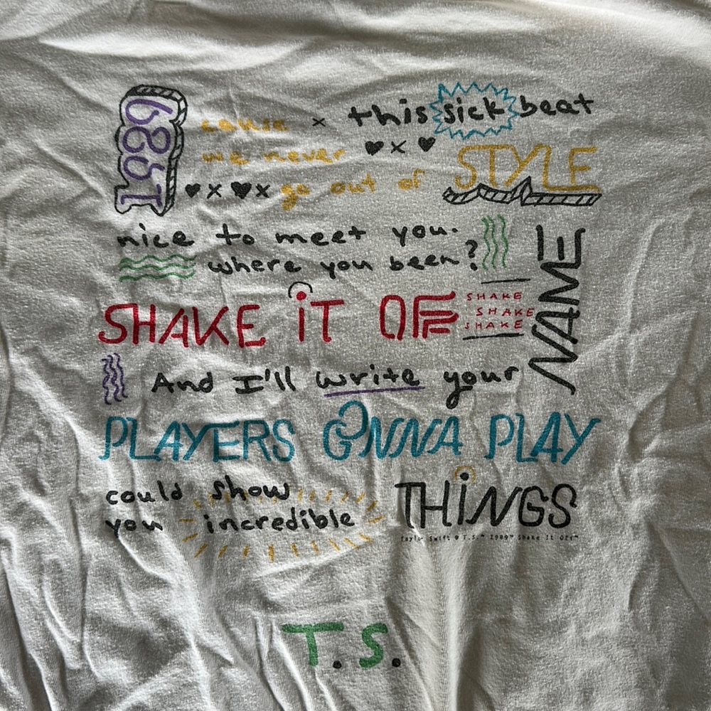 Taylor swift 1989 shirt